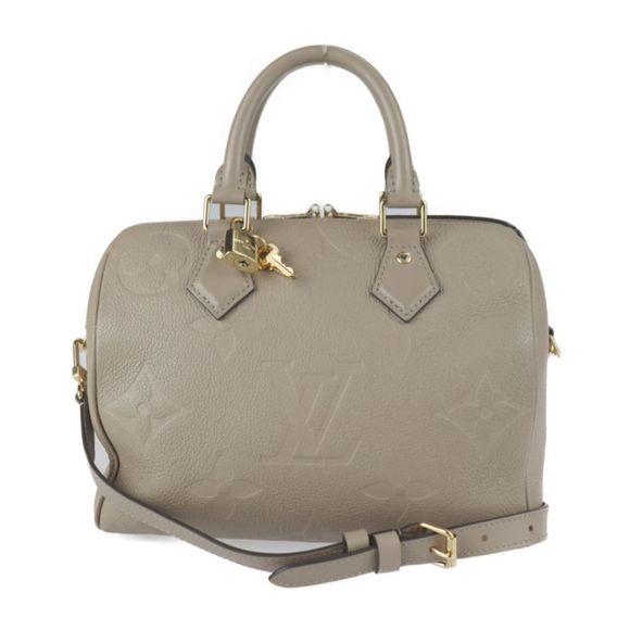 Speedy Bandouliere 25   Monogram Implant Tourtrail Beige Series Gold Hardware - Picture 1 of 10